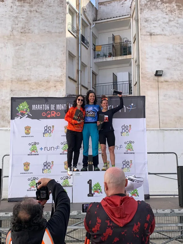 Podio femenino Ogro Trail 2026 - Bego TRD
