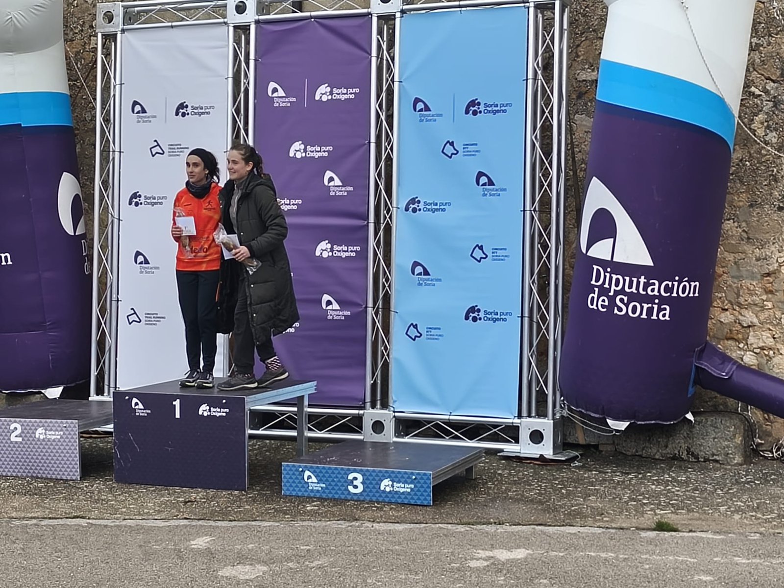 Podio femenino 2º puesto TRD Inodejo 2026