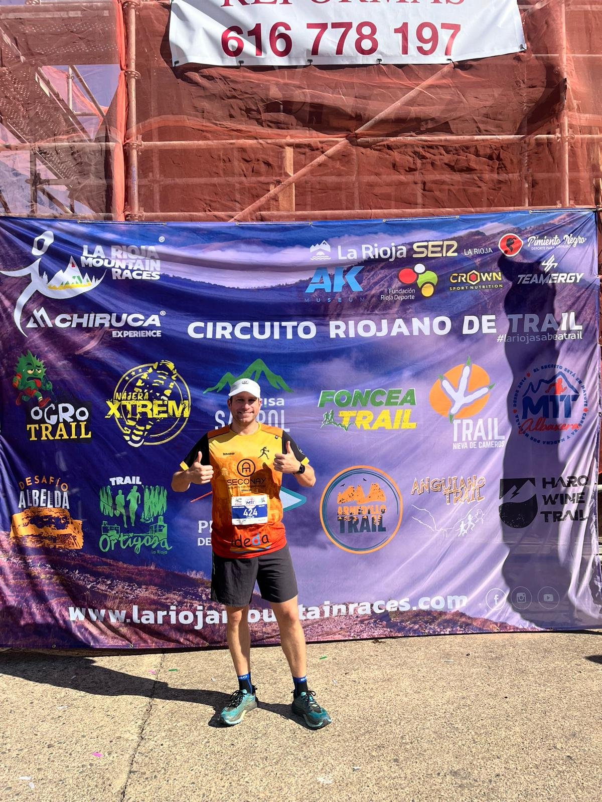 Corredor del Team Running Destroyer en el X MatuTrail 13K de Matute 2026 (La Rioja)